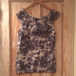 Banana Republic Ruffle Neck Top